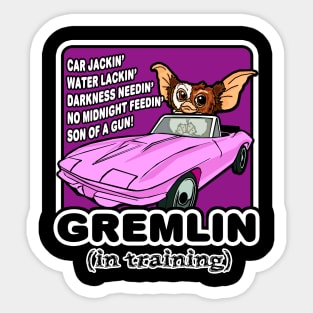 Gremlins don't follow the rules Sticker